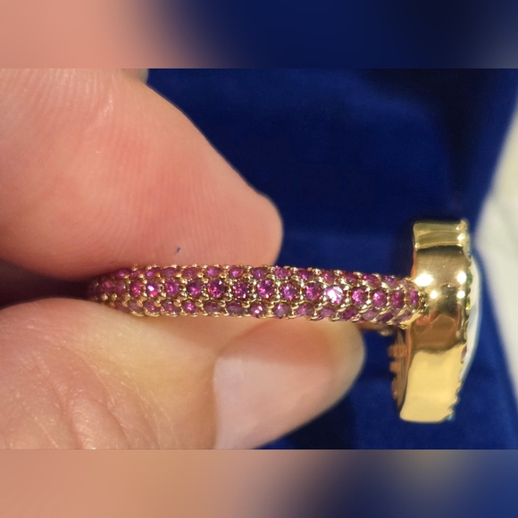 Kurt Geiger Multicolor Heart Ring - Picture 6 of 9